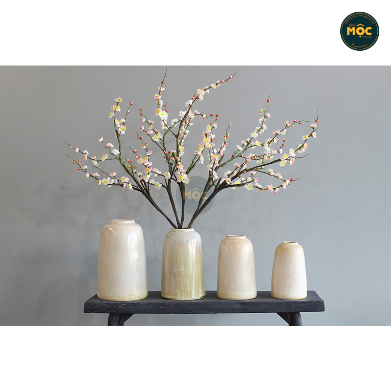 Cắm Hoa Tươi | Mờ | 3742 Bình Hoa Bốn Mùa Chuông H28 18x18x28 M9