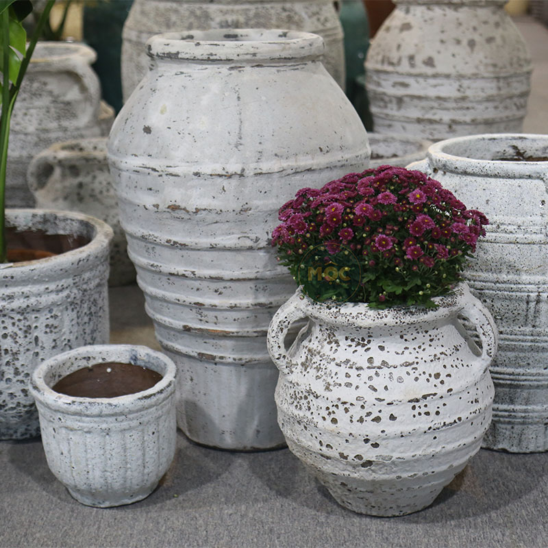 3257 Atlantic Bình Tulip Sọc Ngang 50x50x78 M34