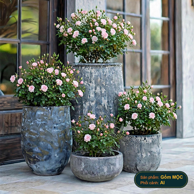 4231 Men Mỹ Thuật Tulip Trơn 21x21x19