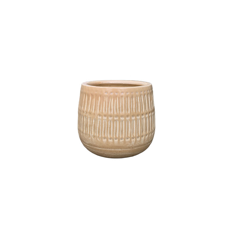 Mờ | 3744 Chậu ID Bầu Đáy Khía 21x21x19 M19