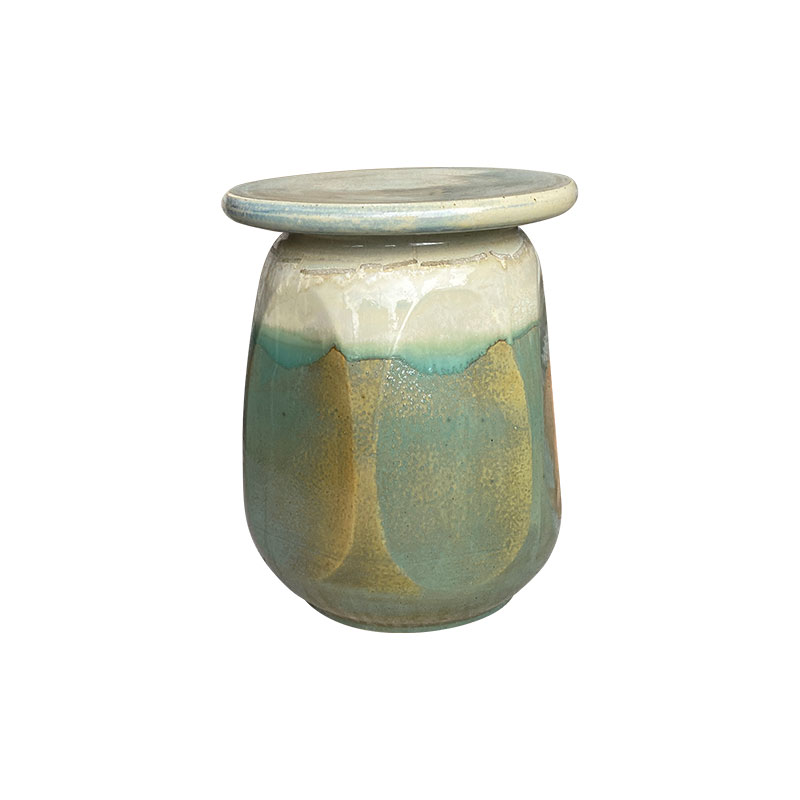 4105 Đôn Nón 35x35x45 Xanh Trổ Phối
